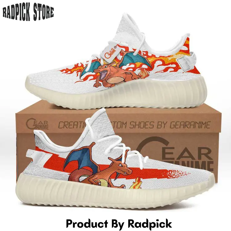 Charizard yeezy shoes anime sneakers  rp262626